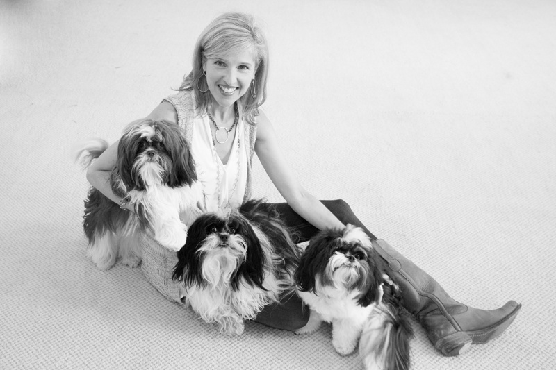 Amy and her precious pooches. Amy and her precious pooches.