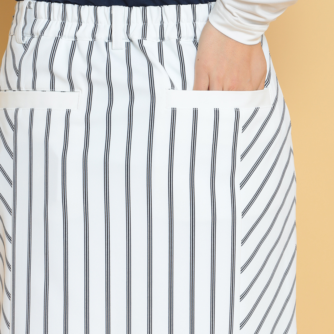8WAYストレッチストライプスカート (WOMENS)