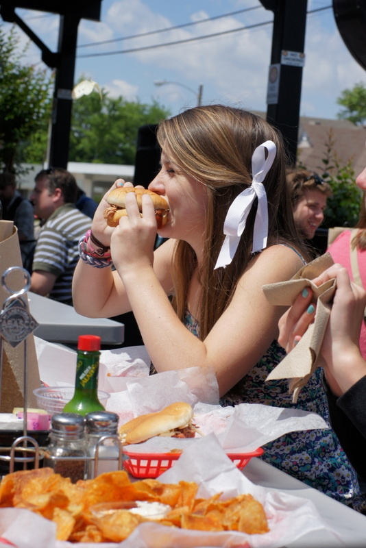 Central BBQ has three locations, and three kid-tastic patios, including this one in the original Central Avenue location. |Image: Stephanie Jones Central BBQ has three locations, and three kid-tastic patios, including this one in the original Central Avenue location. |Image: Stephanie Jones