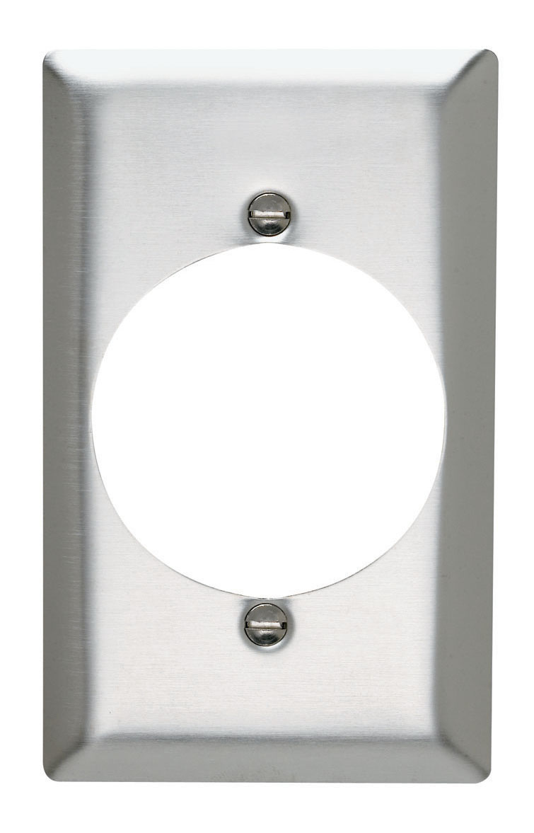 Power Outlet Receptacle Openings, One Gang, 302/304 Stainless Steel