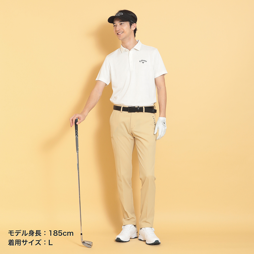 2WAYストレッチピケテーパードパンツ (MENS)