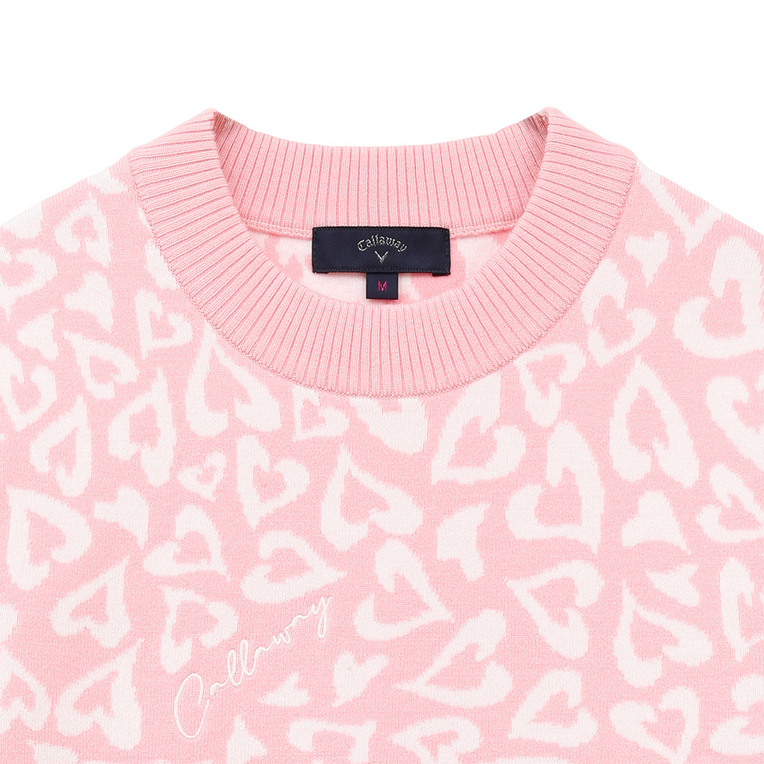 レオパードジャカードクルーネックニット (WOMENS) レオパードジャカードクルーネックニット (WOMENS)