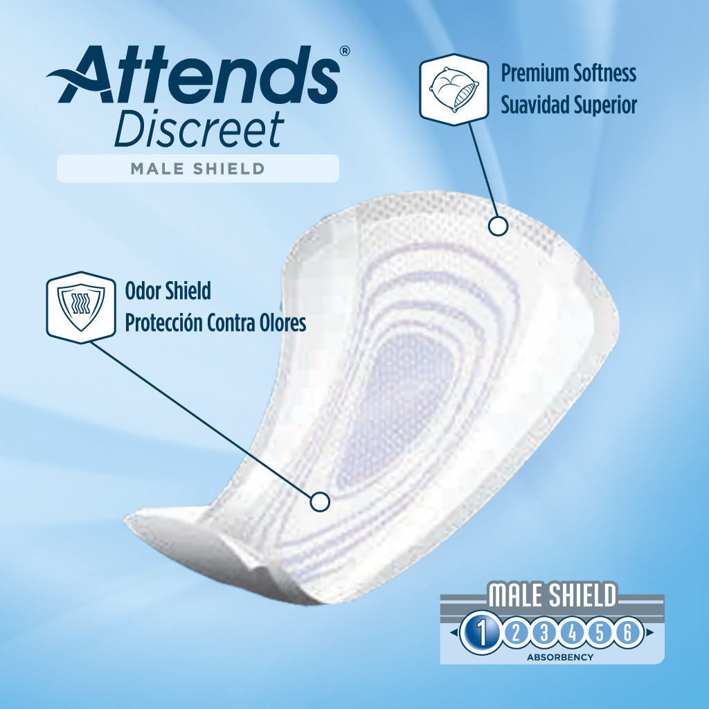 Attends Discreet Male Shields