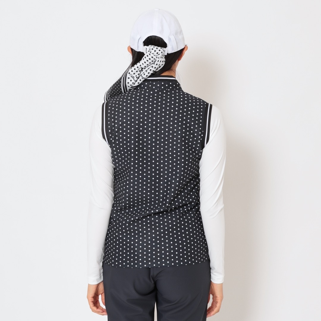 かざあなメッシュドットプリントセットシャツ (WOMENS)