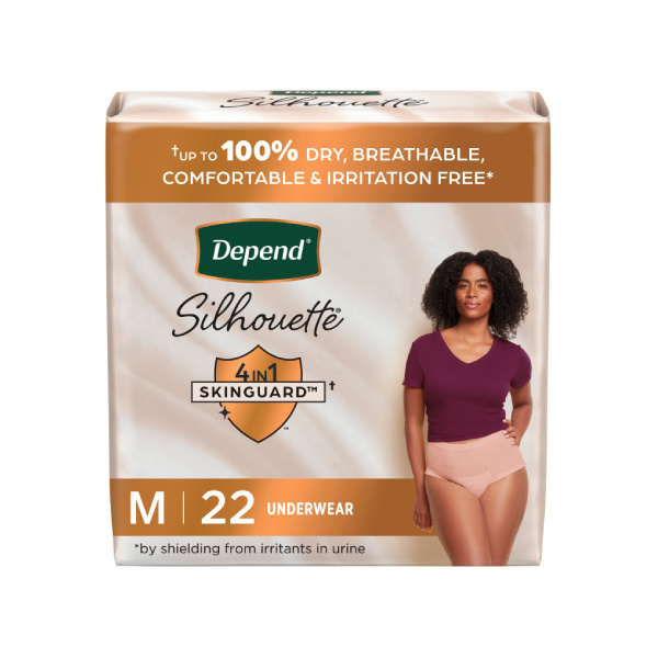 Depend Silhouette for Women, Medium - 88/case (DEWVPM2 Health & Beauty Health Care Incontinence Aids) photo