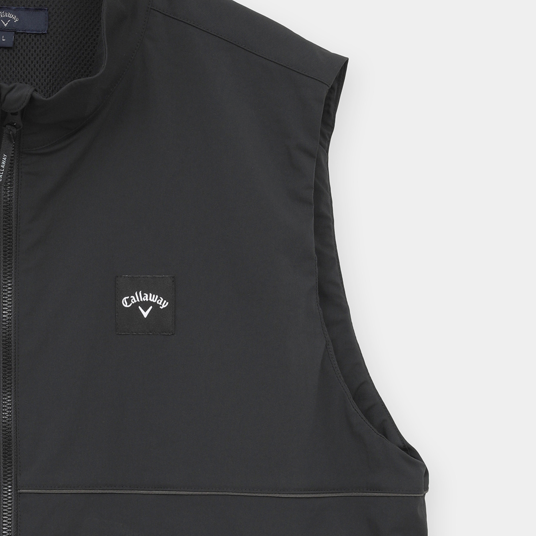 ストレッチ撥水ナイロンオックスベスト (MENS)