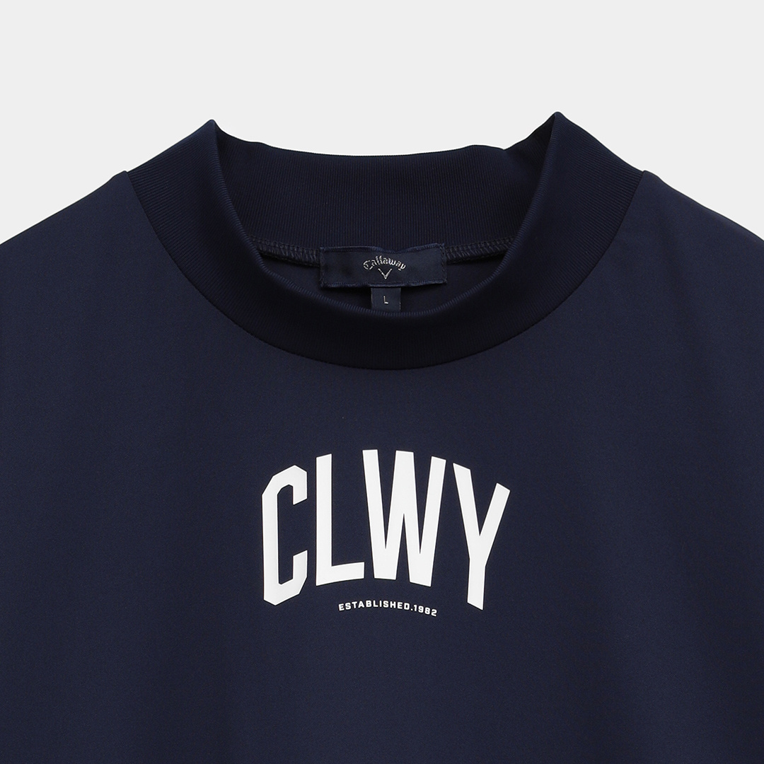 スムース半袖モックネックシャツ ※4Lサイズあり (MENS)