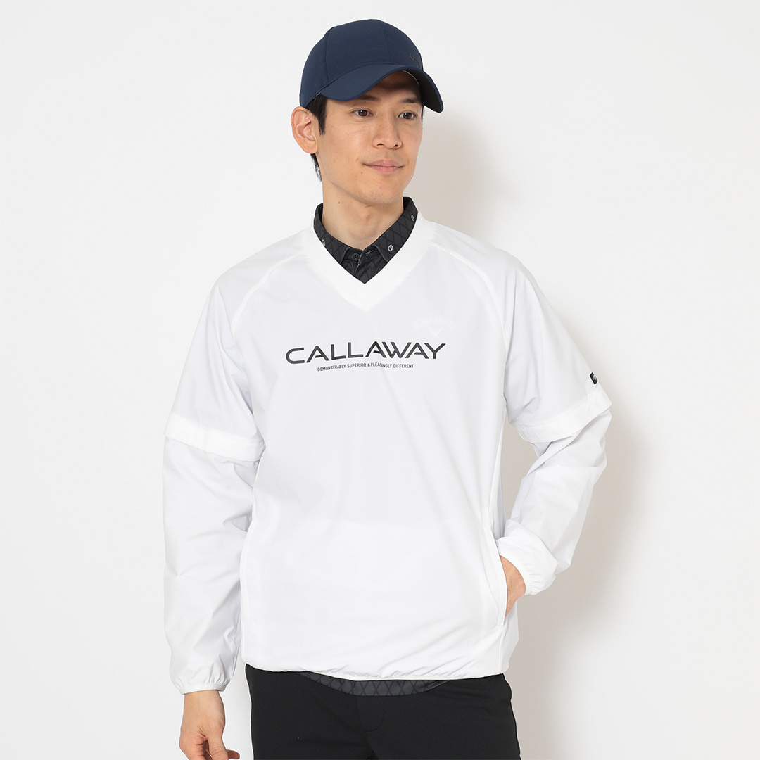 プルオーバー撥水2WAYブルゾン (MENS)