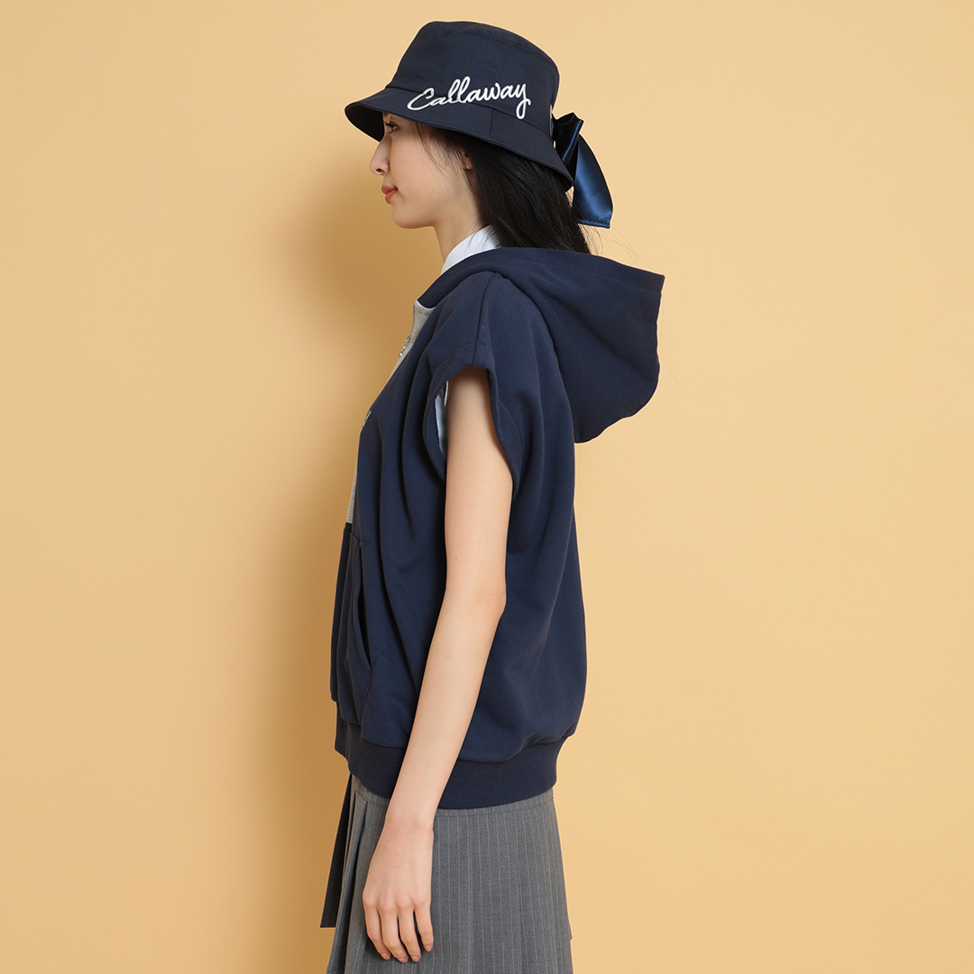 スウェットパーカーベスト (WOMENS)