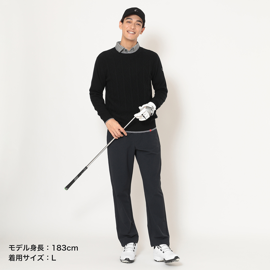 ビックアーガイルカシミヤニット (MENS)