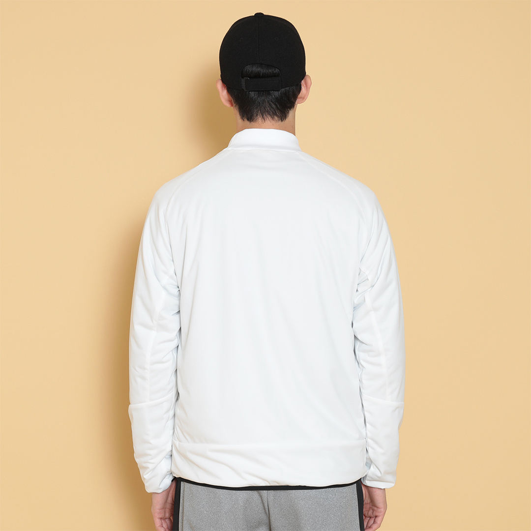 スターストレッチモックネックブルゾン《ふんわり裏地付き》 ※4Lサイズ