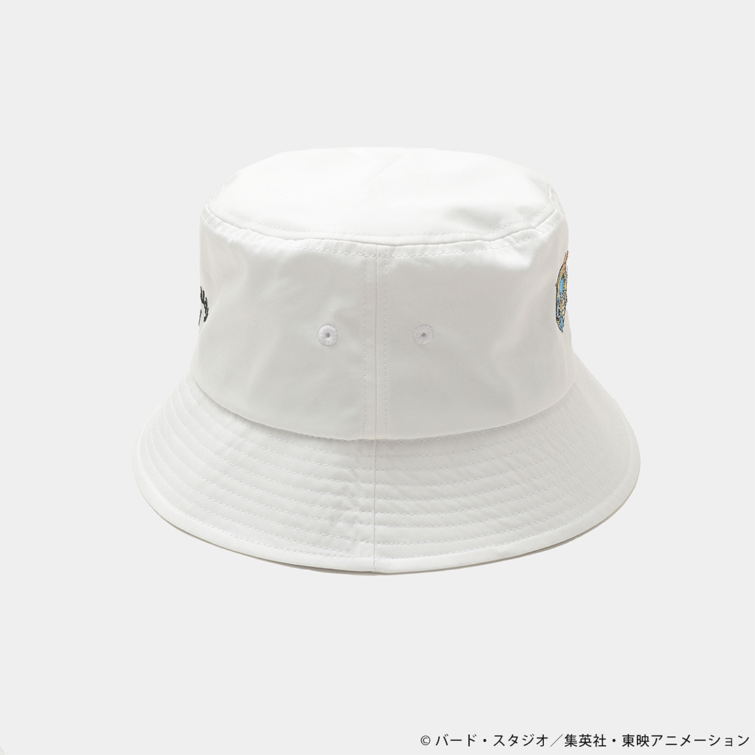 専用新品 キャロウェイ ドラゴンボール 限定コラボ ロゴ刺繍 バケットハット キャロウェイ ドラゴンボール ロゴ刺繍バケットハット（白