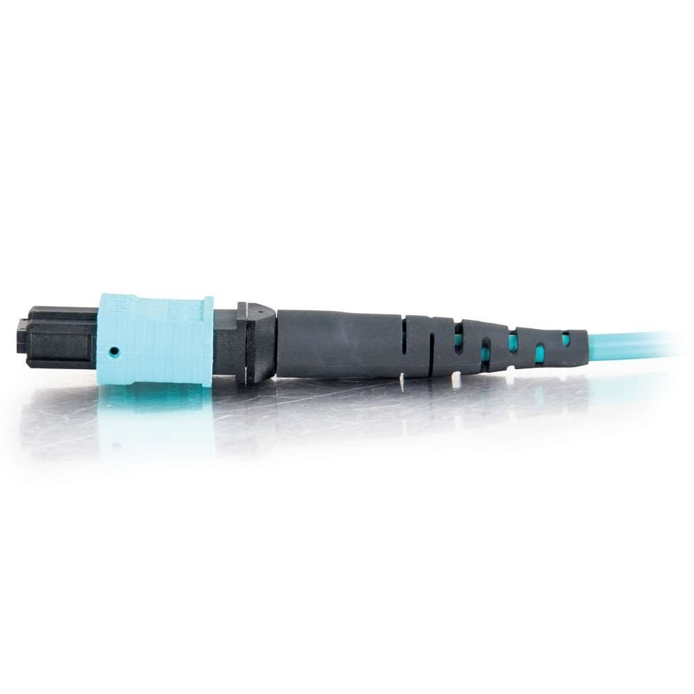 MTP Compatible MPO to MPO Fiber Array Cable Type B OM4 Plenum Rated (OFNP)