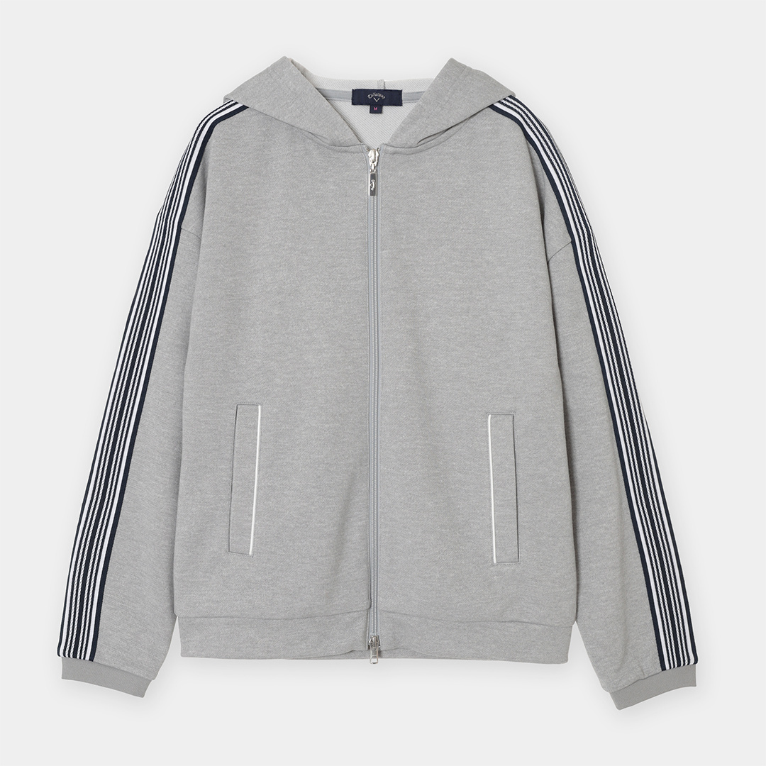 裏毛スウェットフルジップパーカー (WOMENS)