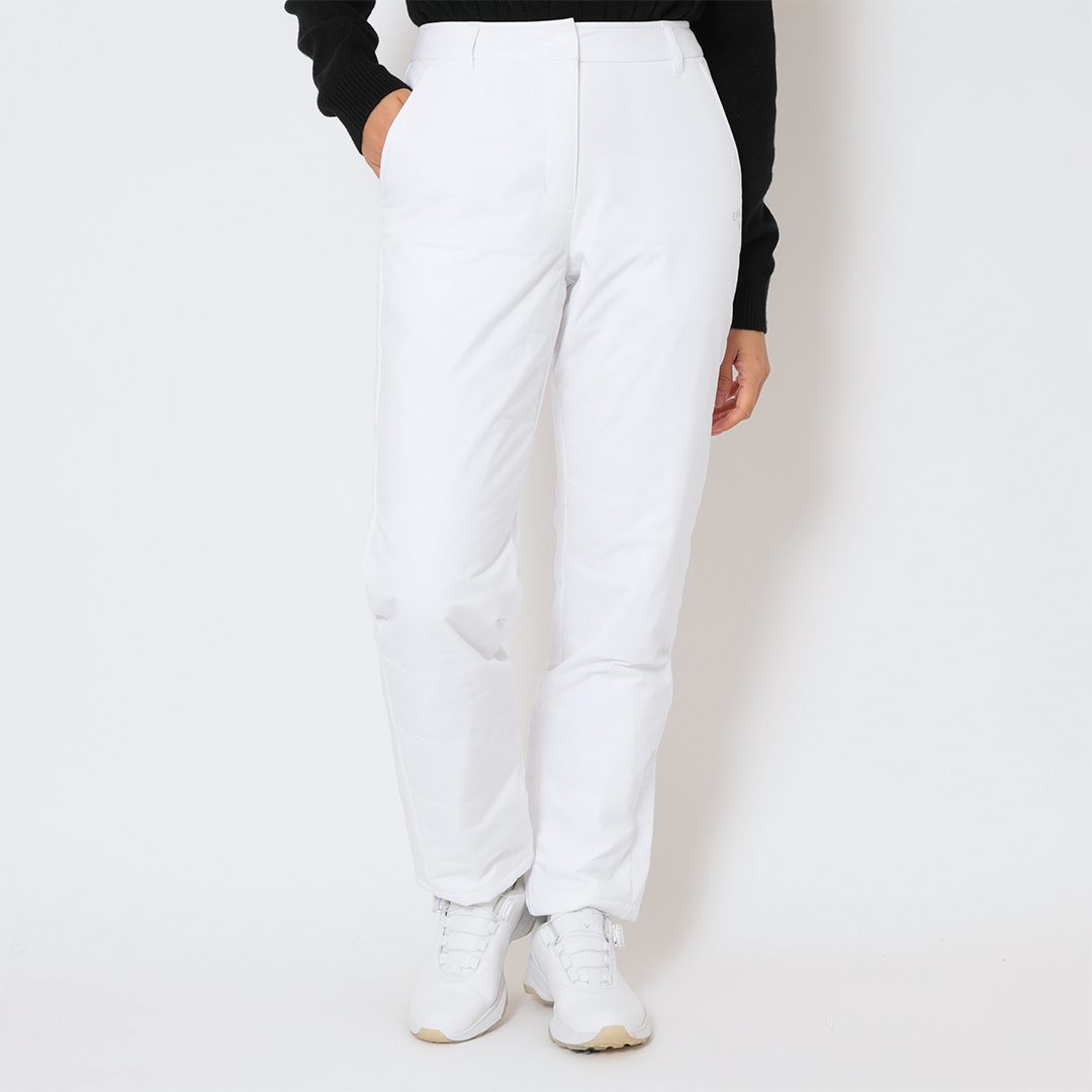 ポリエステルリップ撥水中綿ロングパンツ (WOMENS)