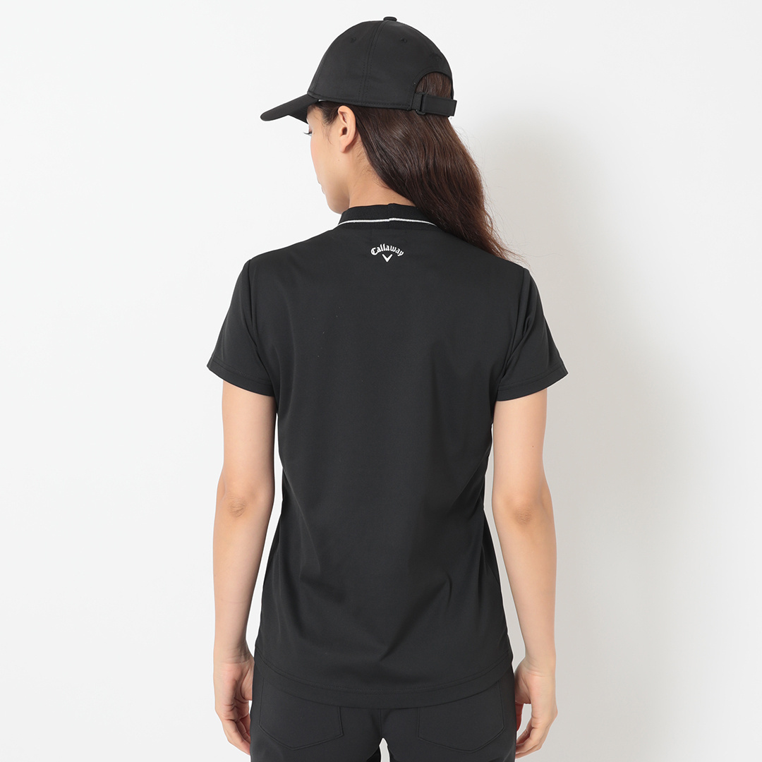半袖スムースモックネックシャツ (WOMENS)