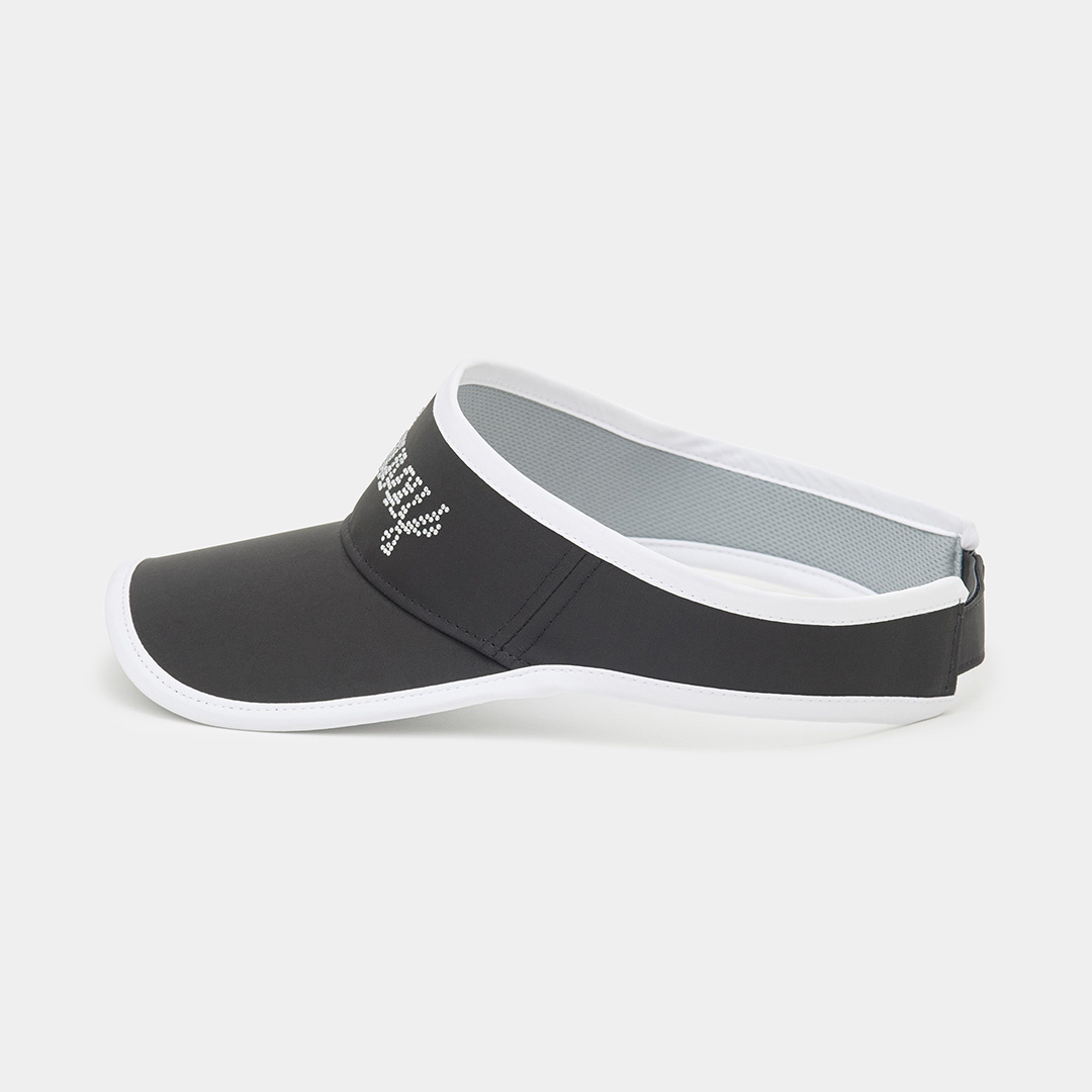 ラインストーンロゴバイザー (WOMENS)