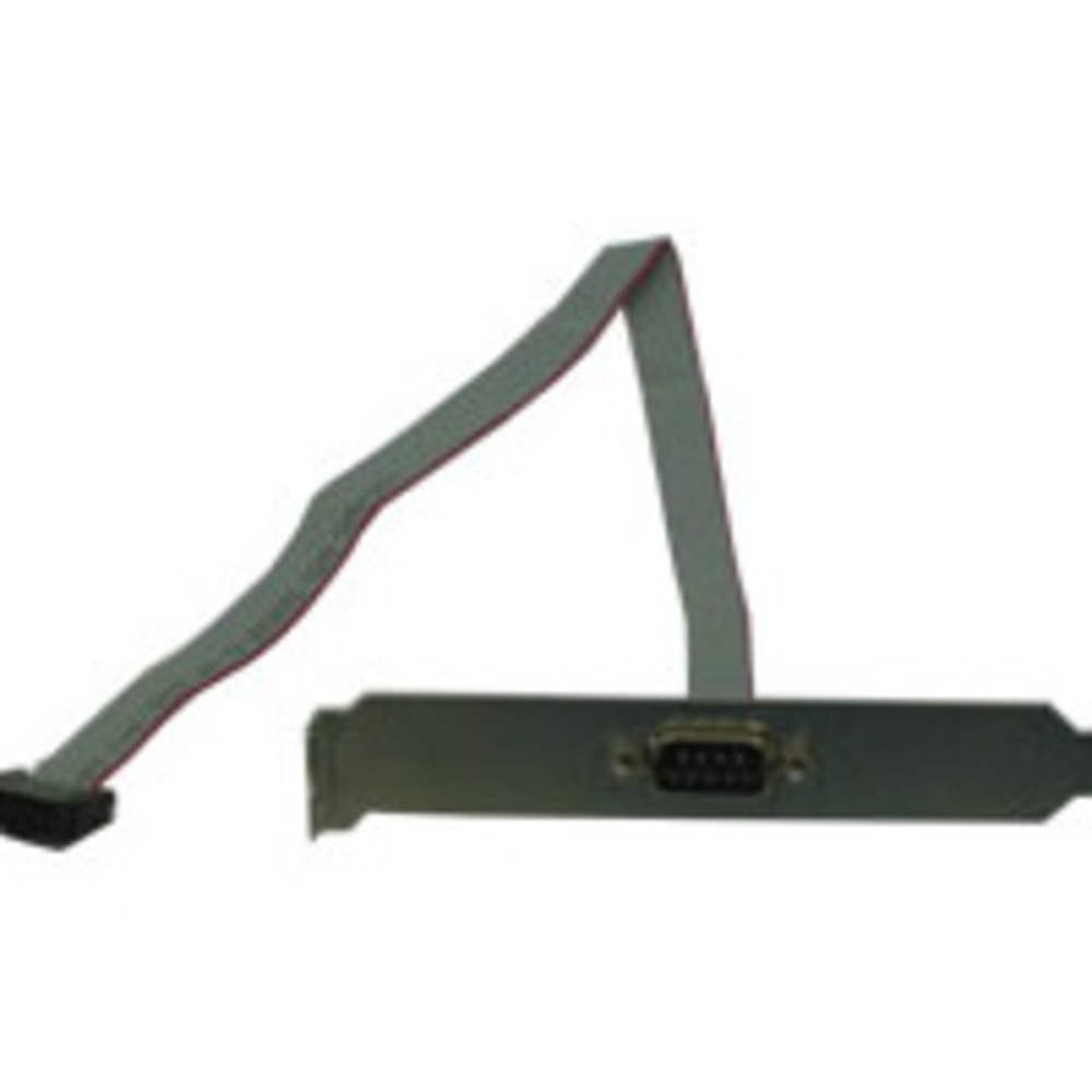 DB9M Serial RS232 Add-A-Port Adapter Cable with Bracket for Intel Motherboards