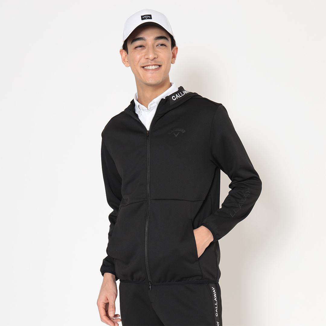 ダブルニットフルジップスウェットパーカー (MENS)