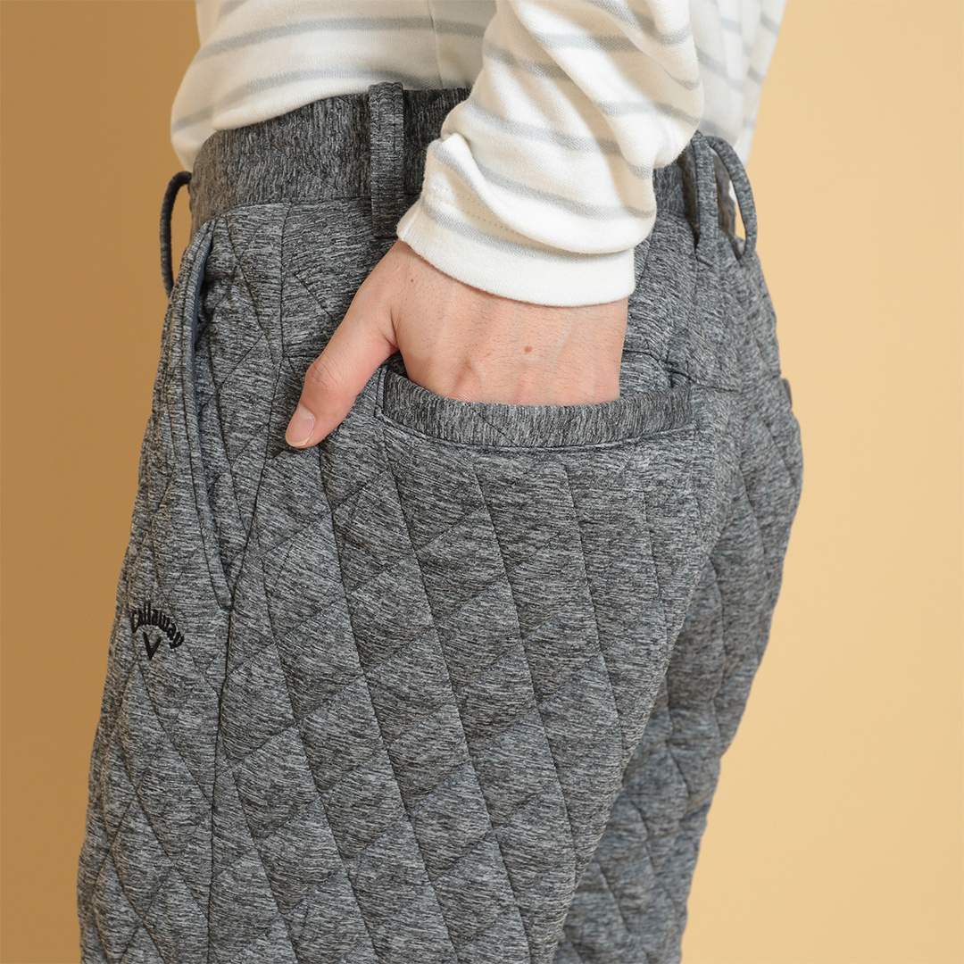 8WAYストレッチ キルトジャカードパンツ (MENS)