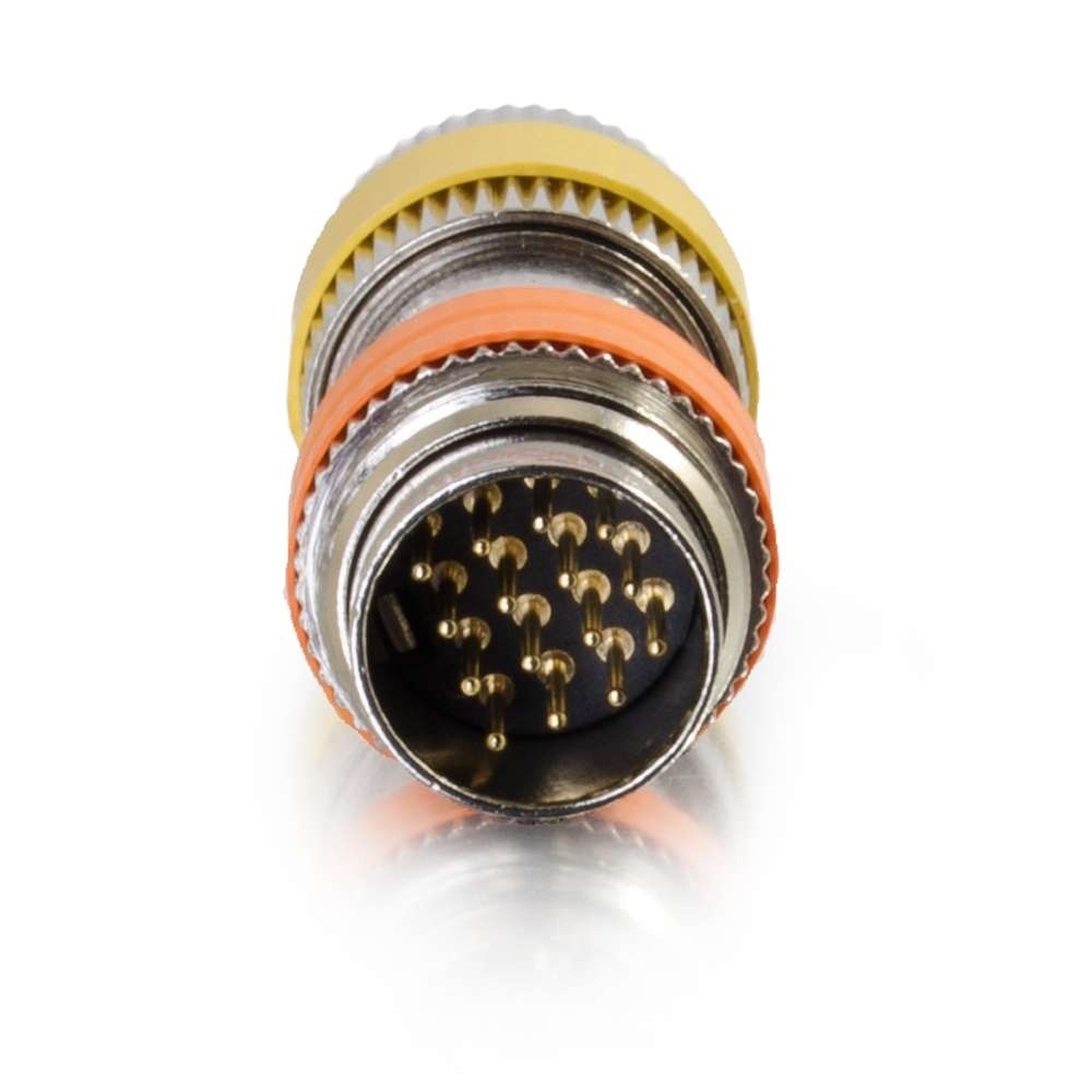 RapidRun Multi-Format (Orange) Runner to PC (Yellow) 15-pin Din Adapter