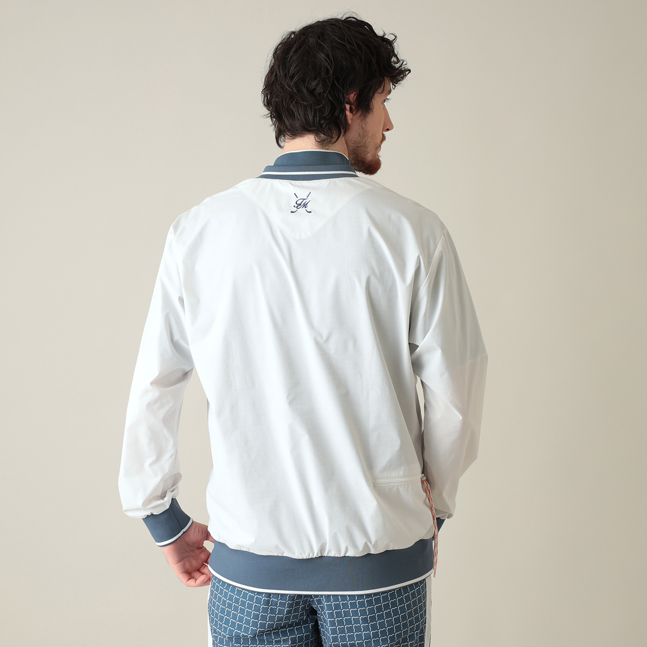Vネックスニードジャケット(UNISEX)