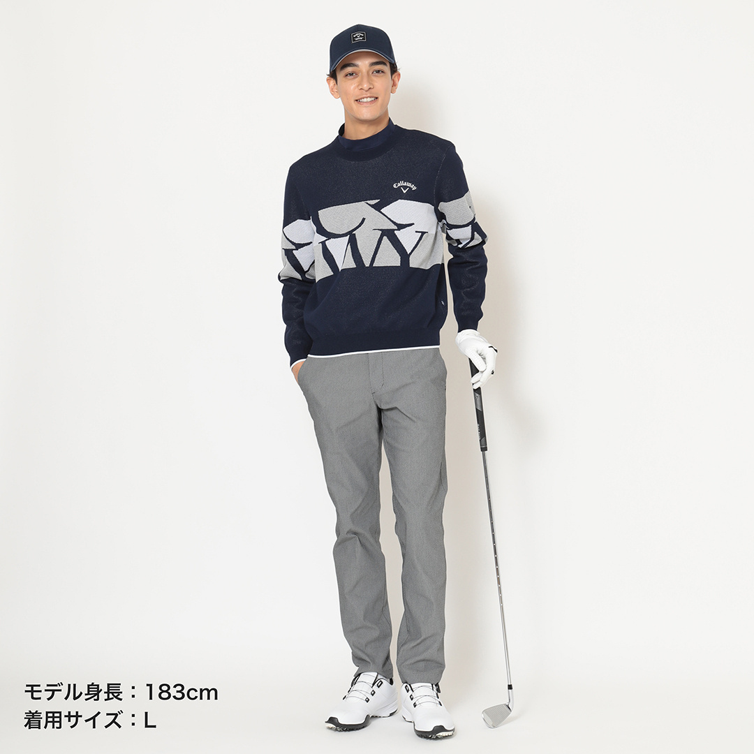 Callaway カモフラージュクルーネックセーター Callaway カモフラージュクルーネックセーター
