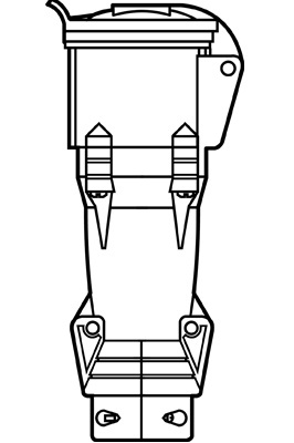 Product image for P&S PS420C12S P/S CONN 4W 20A 125/2