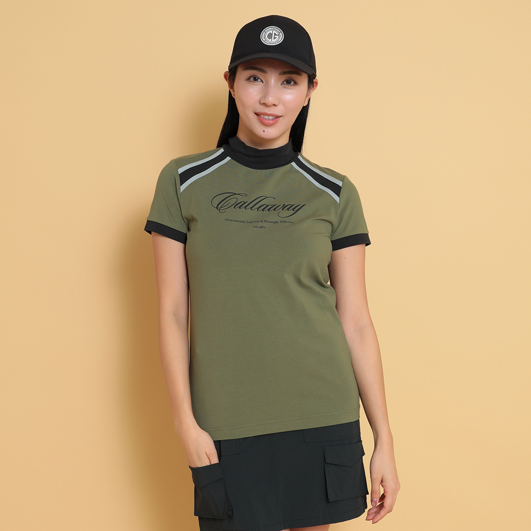 Waaac モックネックシャツ レディース 半袖 ワック（WAAC）（レディース）ゴルフウェア ESSENTIAL 半袖モック