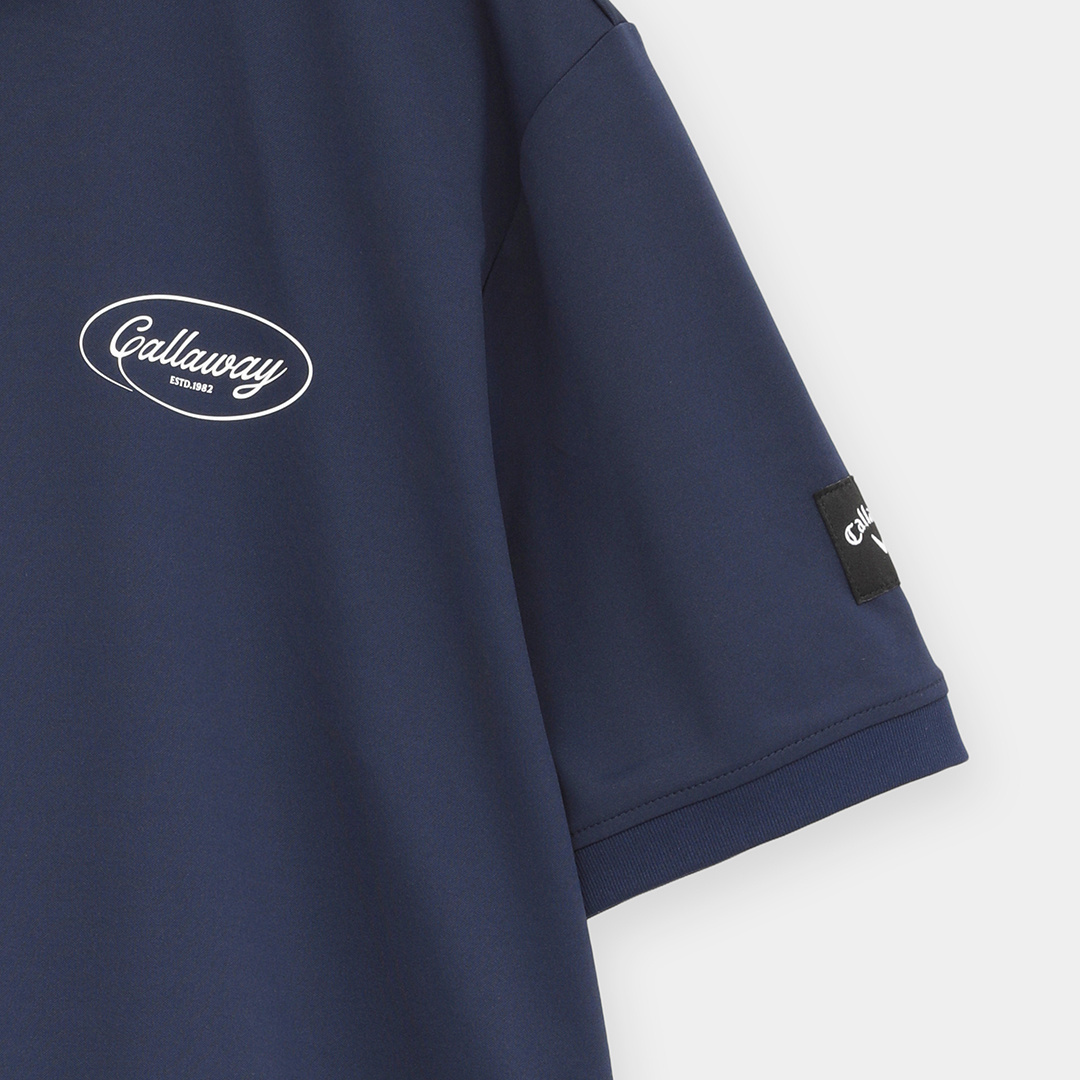 スムース半袖モックネック ※S/4Lサイズあり (UNISEX)