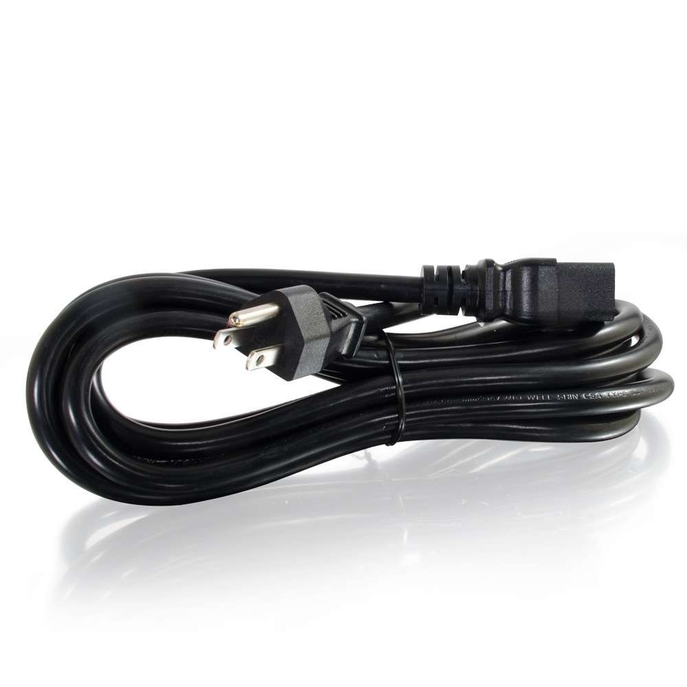 14AWG 125 Volt Power Cord (NEMA 5-15P to IEC320 C19)