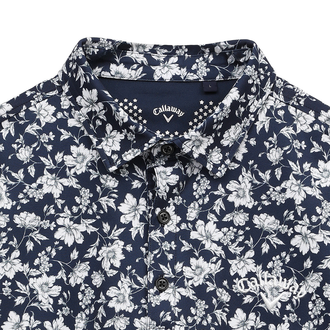 フラワープリントカノコシャツ ※4Lサイズあり (MENS)