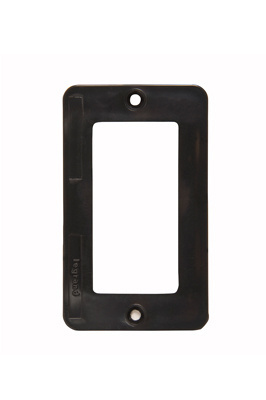 Product image for PAS 3060BK 1G BLACK GFCI COVER PLAT