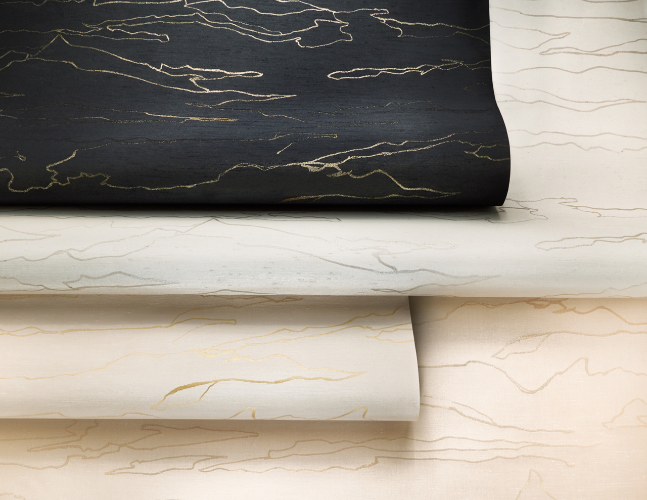 Phillip Jeffries Silken Streams wallcovering