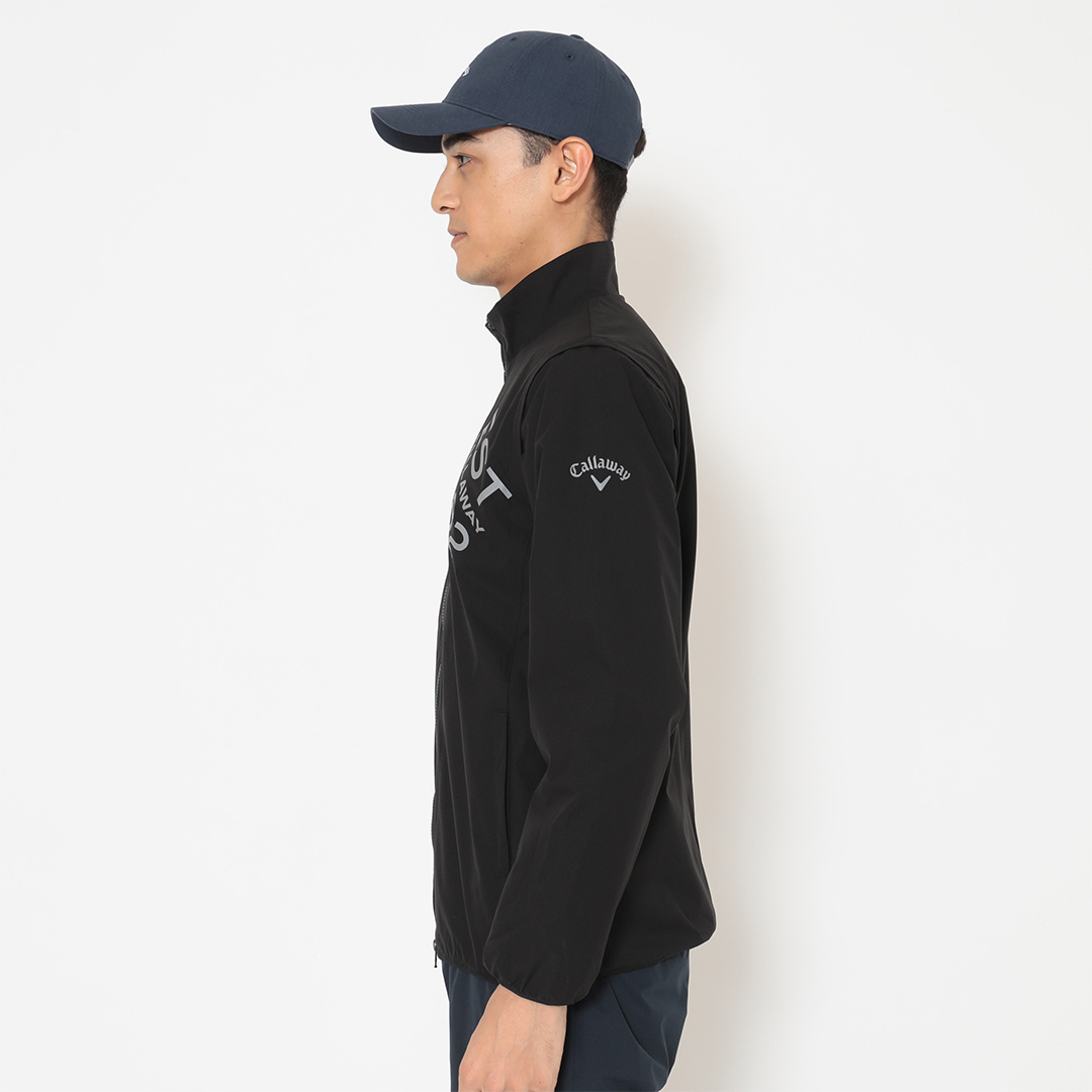 ポリエステルリップ2WAY撥水ブルゾン (MENS)