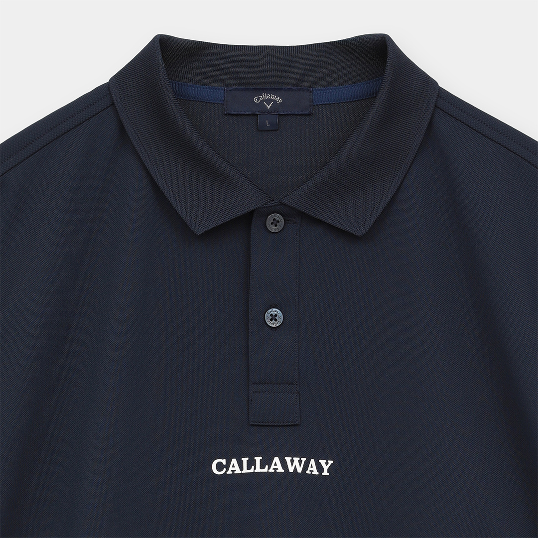 カノコオーバーサイズバックロゴ半袖ポロシャツ (MENS)