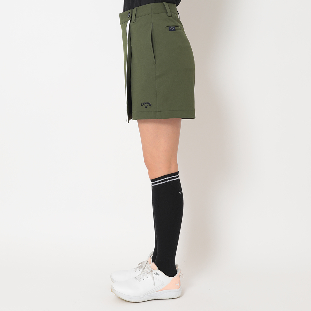 ストレッチピケキュロットスカート (WOMENS)