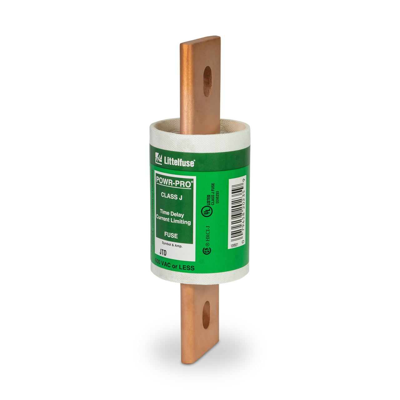 UL CLASS J TIME-DELAY FUSES 600 AMP