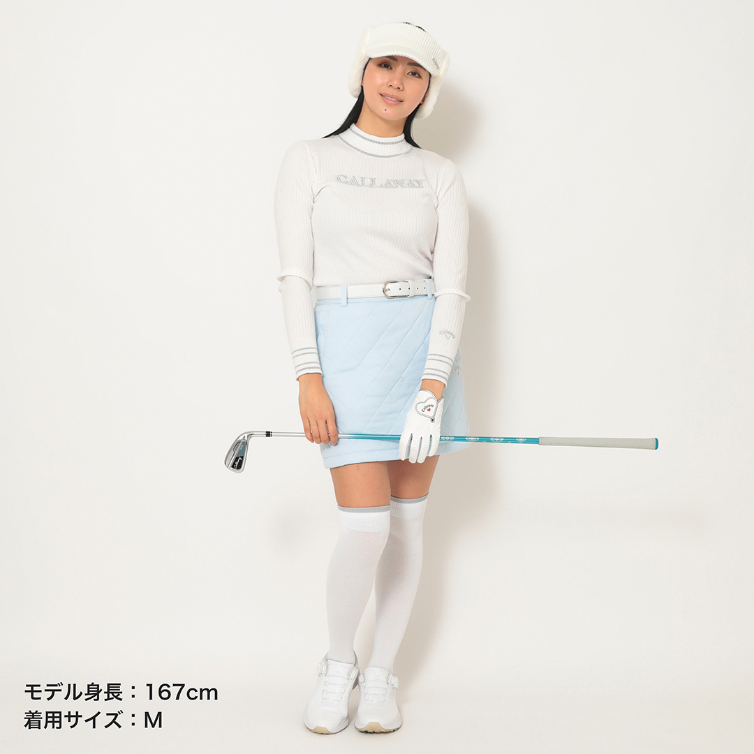 スターストレッチ中綿スカート (WOMENS)