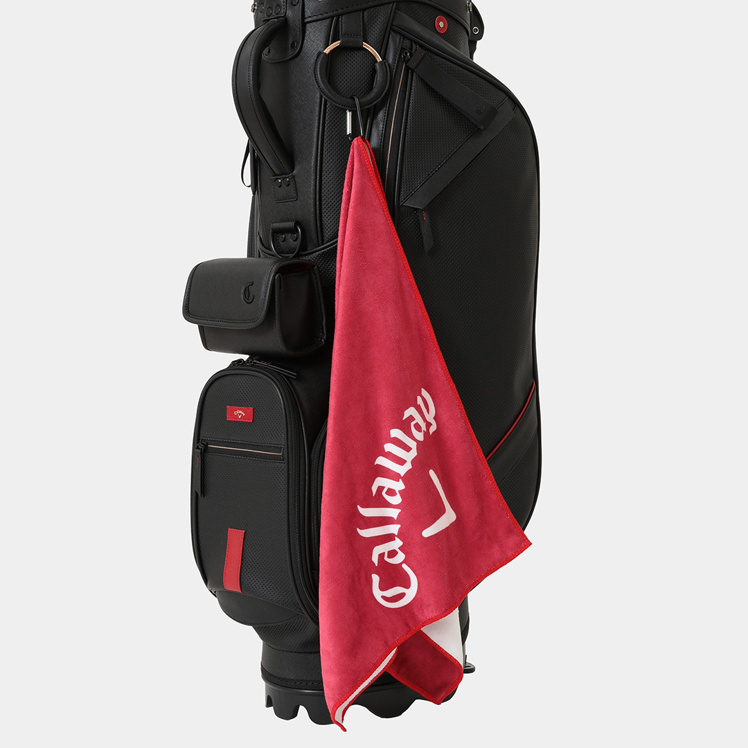 パンチング合皮スタンド式キャディバッグ (MENS)