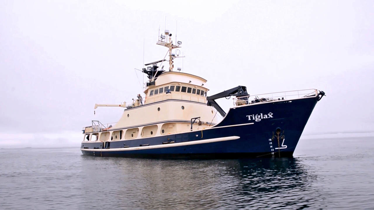 The U.S. Fish and Wildlife Service boat Tiglax.