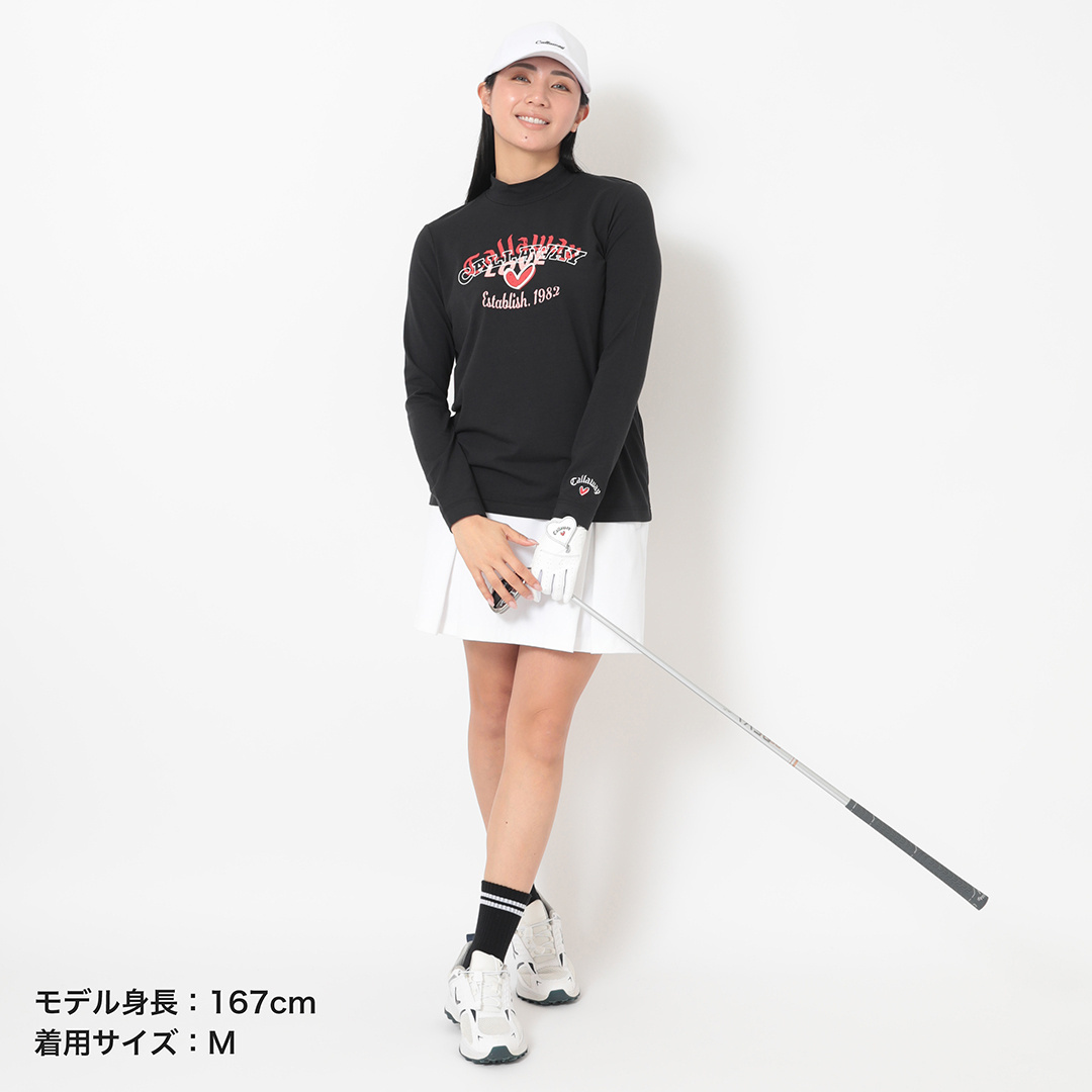 河本結プロ着用】【オンライン限定】ラブキャロウェイ長袖モックネック