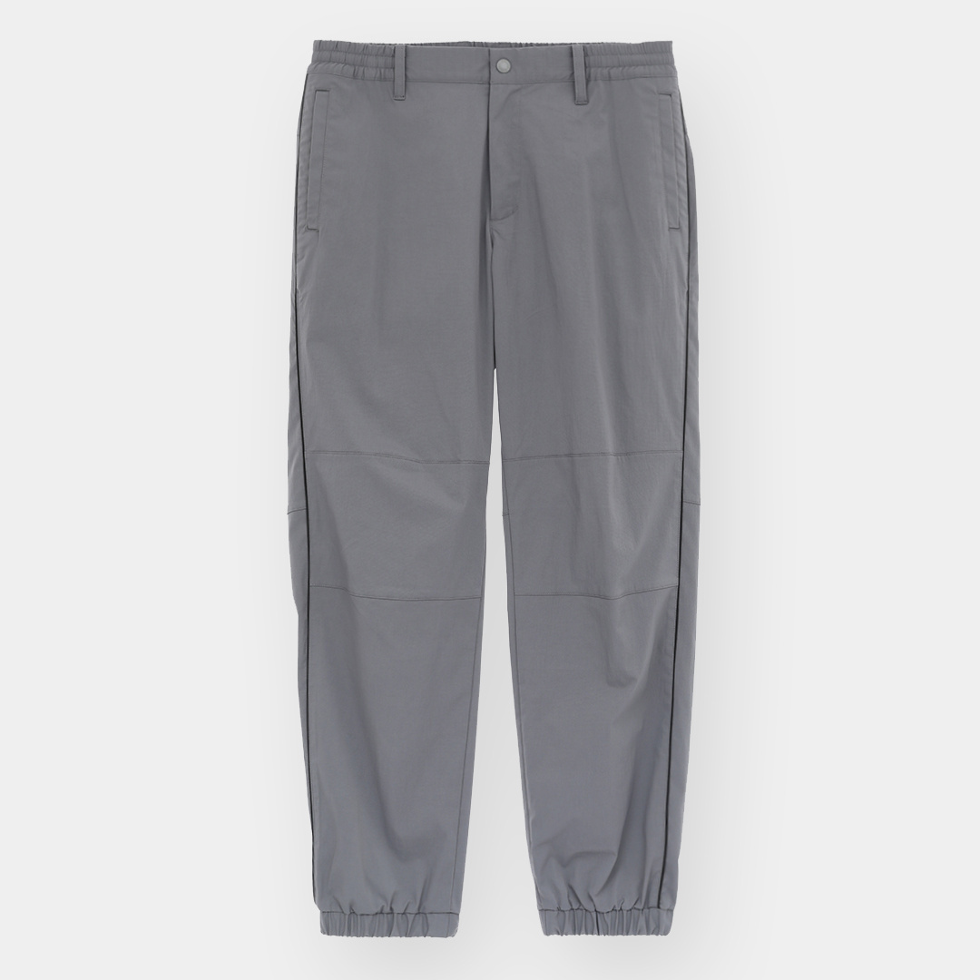 ストレッチ撥水ナイロンオックスリラックスパンツ (MENS)