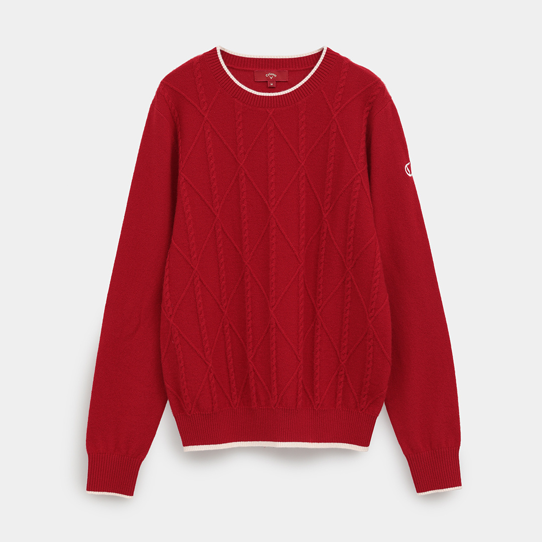 ビックアーガイルカシミヤニット (WOMENS)