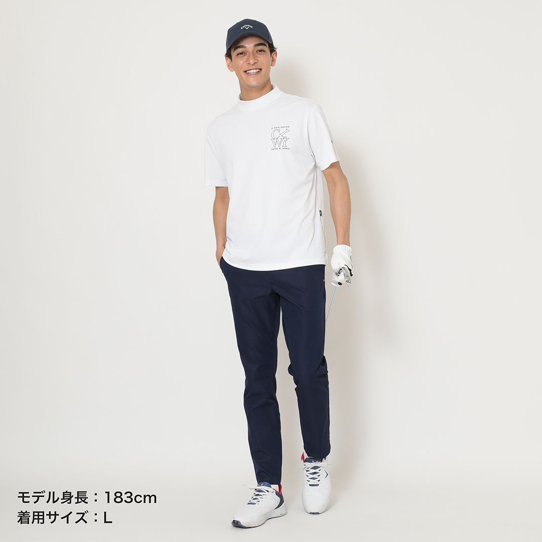 ハイゲージカノコモックネックシャツ ※4Lサイズあり (MENS)