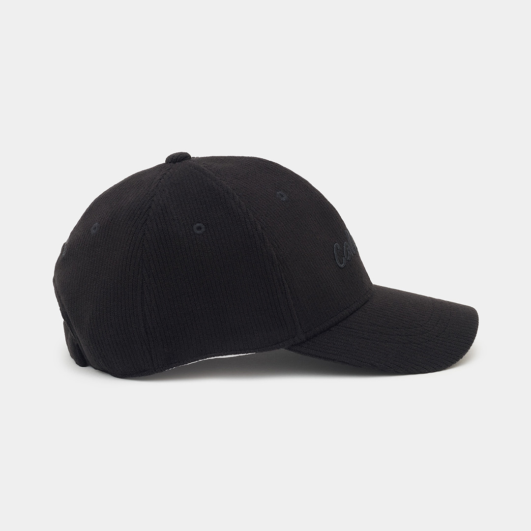 ポリエステルコーデュロイロゴキャップ (WOMENS)