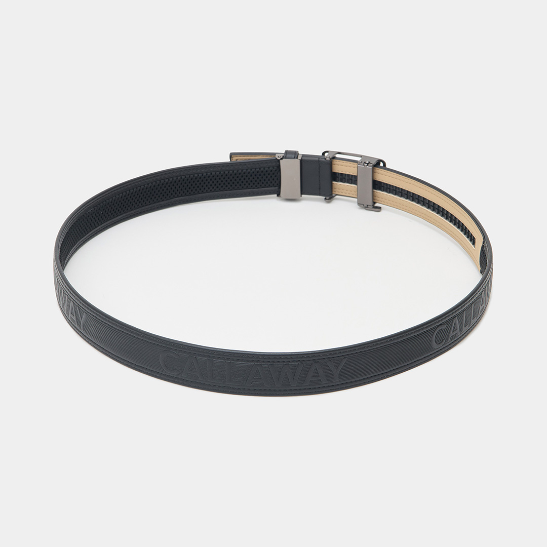 裏メッシュ ストレッチ セレーションベルト (MENS)