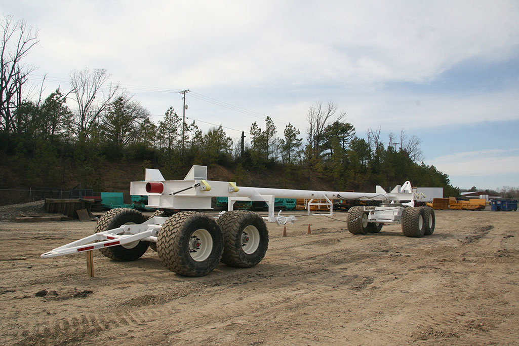 60,000 lbs (Extended) Pole Trailer Rental Custom Truck One Source