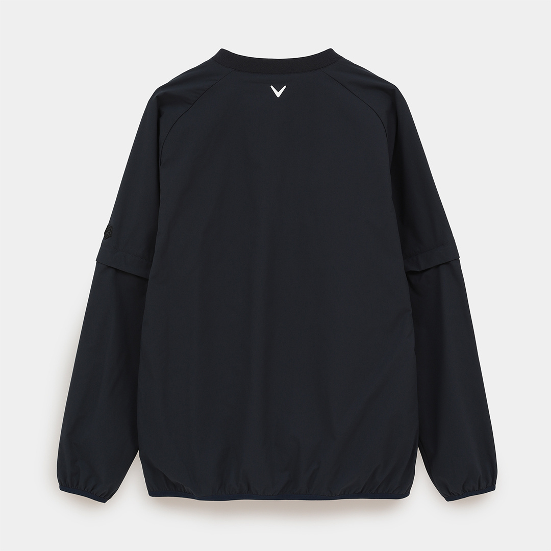 ポリエステルリップ2WAY撥水Vネックブルゾン (MENS)