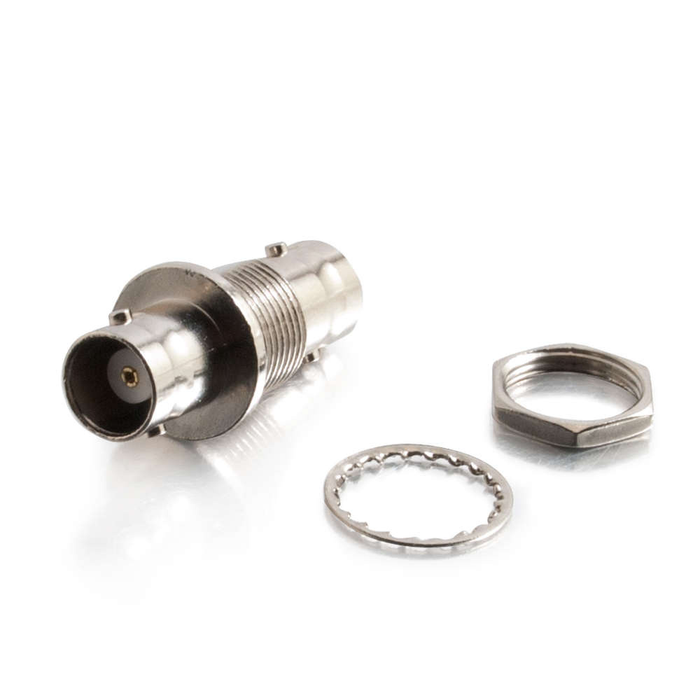 50 Ohm BNC F/F Bulkhead Connector